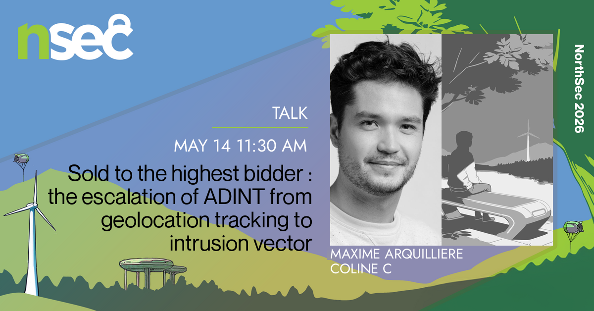Sold to the highest bidder : the escalation of ADINT from geolocation ...